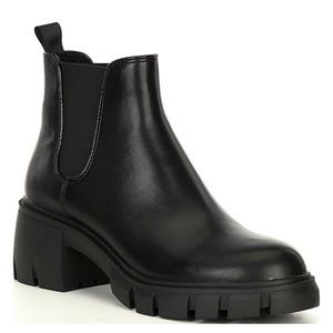 Steve Madden Black Chelsea Booties